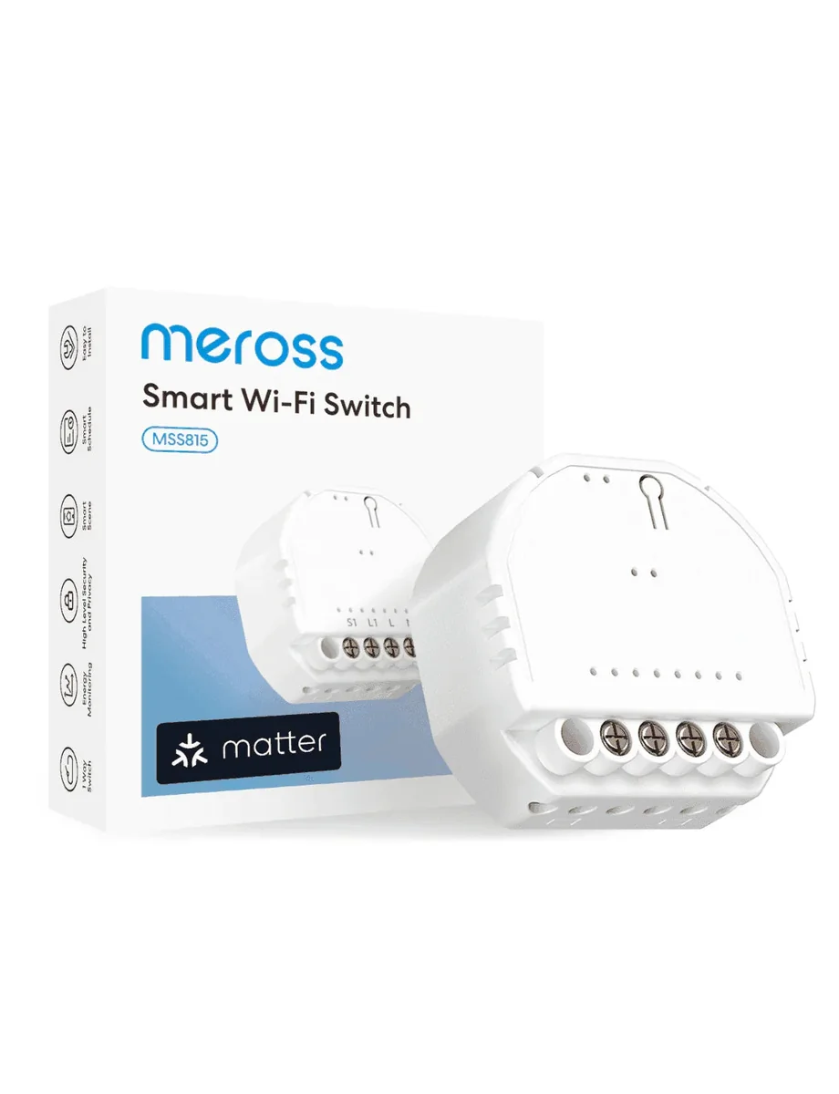 Meross Matter Smart In-Wall Switch MSS815MA