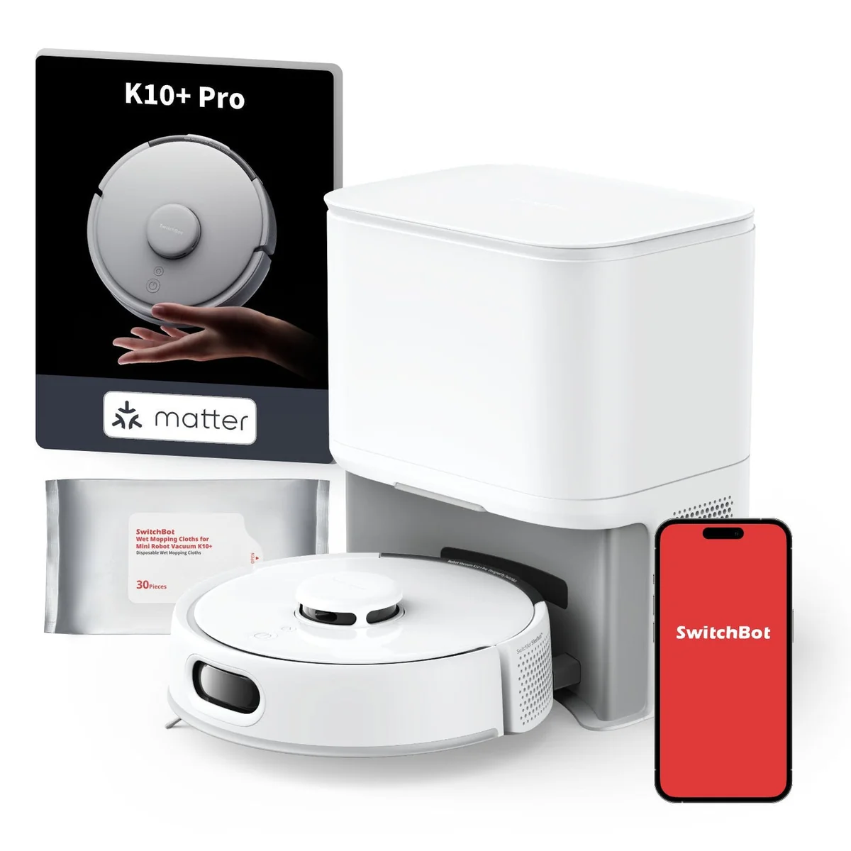 SwitchBot K10+ Pro Robot Vacuum